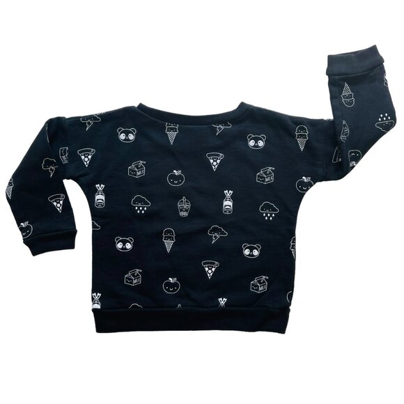 Whistle & Flute Limited Edition Kawaii Designs Unisex Sweatshirt Size 1-2 years - Picture 2 of 4